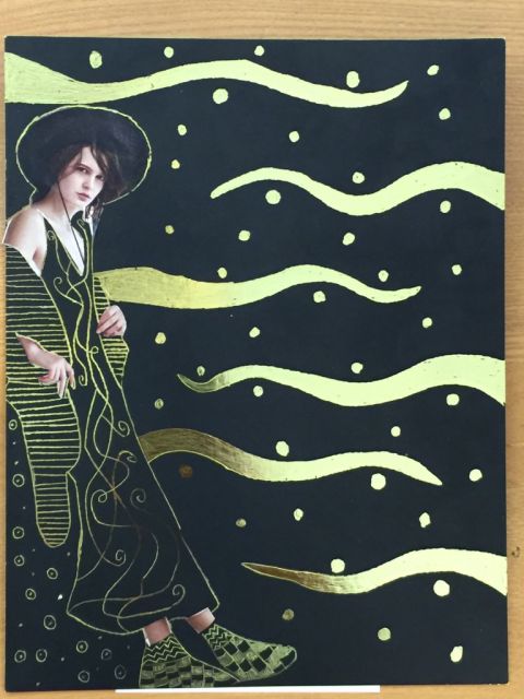 Klimt Inspired Scratch Art » Mrs. Cox Class